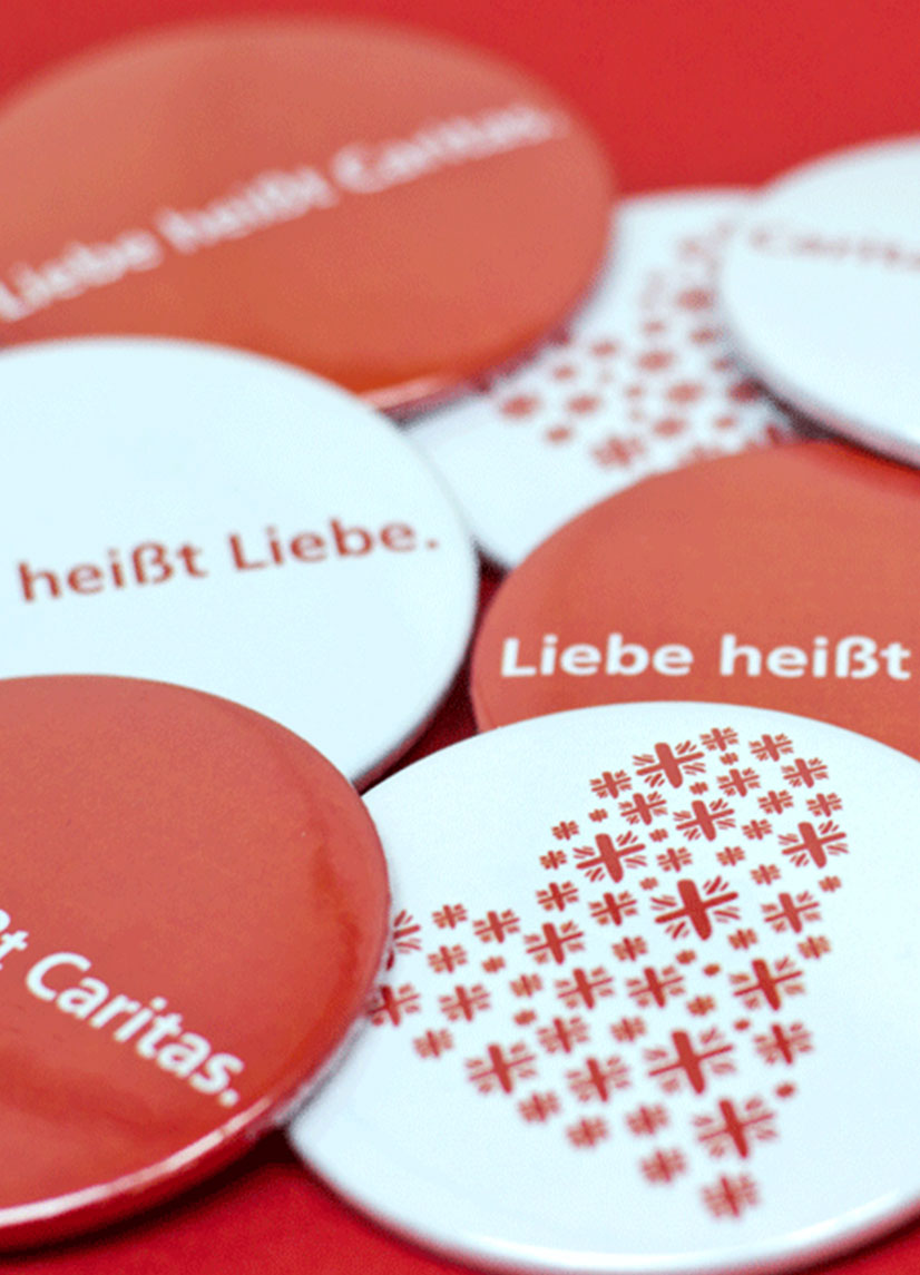 Held Design Münster eine Kampagne für die Caritas